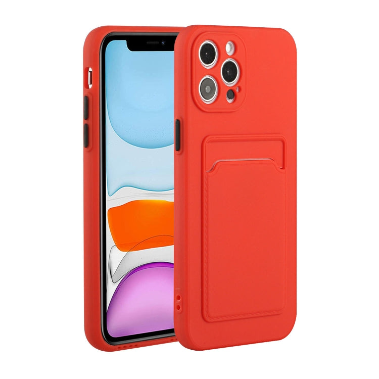 Card Slot Design Shockproof TPU Protective Case, For iPhone 12 Pro Max, For iPhone X / XS, For iPhone XR, For iPhone XS Max