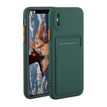 Load image into Gallery viewer, Card Slot Design Shockproof TPU Protective Case, For iPhone 12 Pro Max, For iPhone X / XS, For iPhone XR, For iPhone XS Max