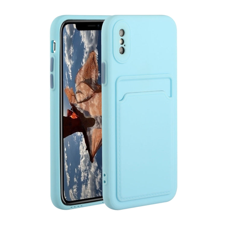 Card Slot Design Shockproof TPU Protective Case, For iPhone 12 Pro Max, For iPhone X / XS, For iPhone XR, For iPhone XS Max