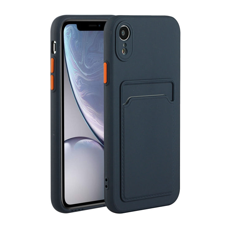Card Slot Design Shockproof TPU Protective Case, For iPhone 12 Pro Max, For iPhone X / XS, For iPhone XR, For iPhone XS Max