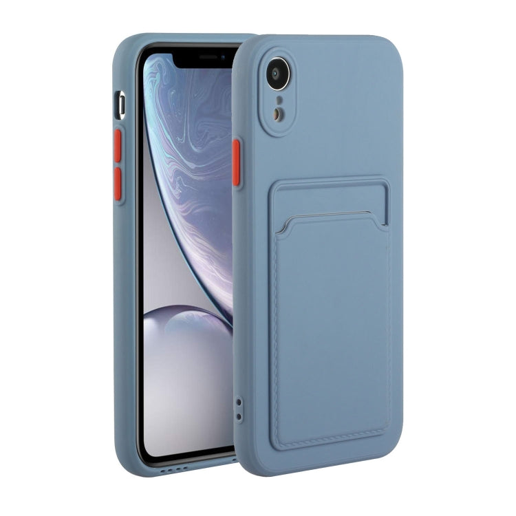 Card Slot Design Shockproof TPU Protective Case, For iPhone 12 Pro Max, For iPhone X / XS, For iPhone XR, For iPhone XS Max