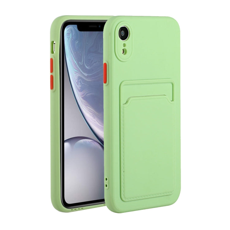 Card Slot Design Shockproof TPU Protective Case, For iPhone 12 Pro Max, For iPhone X / XS, For iPhone XR, For iPhone XS Max