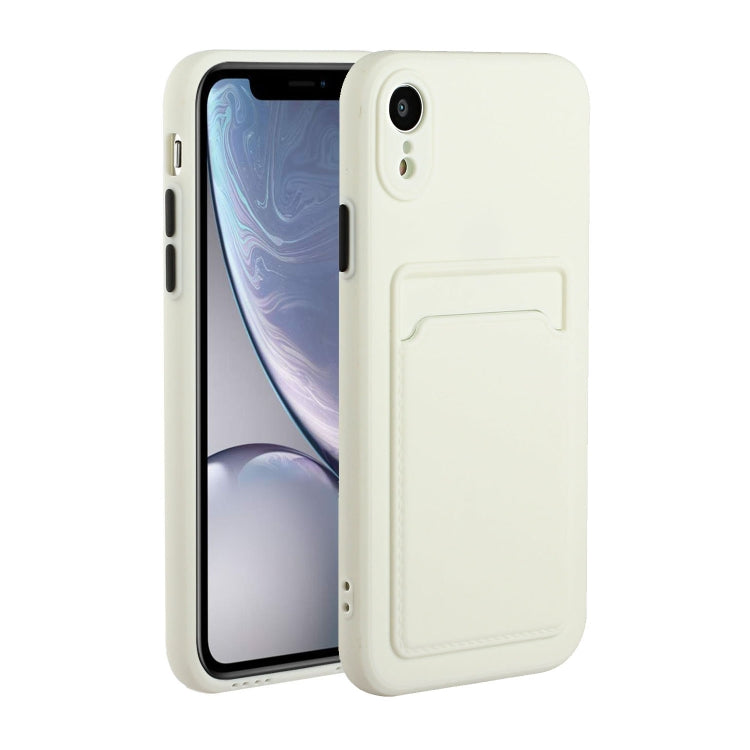 Card Slot Design Shockproof TPU Protective Case, For iPhone 12 Pro Max, For iPhone X / XS, For iPhone XR, For iPhone XS Max