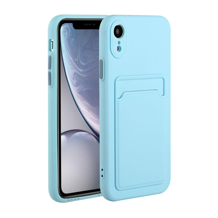 Card Slot Design Shockproof TPU Protective Case, For iPhone 12 Pro Max, For iPhone X / XS, For iPhone XR, For iPhone XS Max
