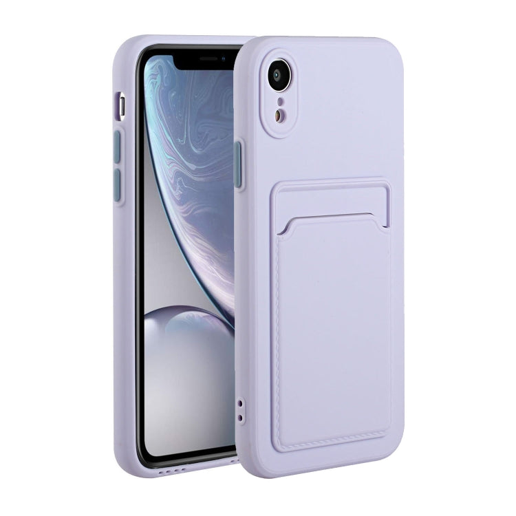 Card Slot Design Shockproof TPU Protective Case, For iPhone 12 Pro Max, For iPhone X / XS, For iPhone XR, For iPhone XS Max