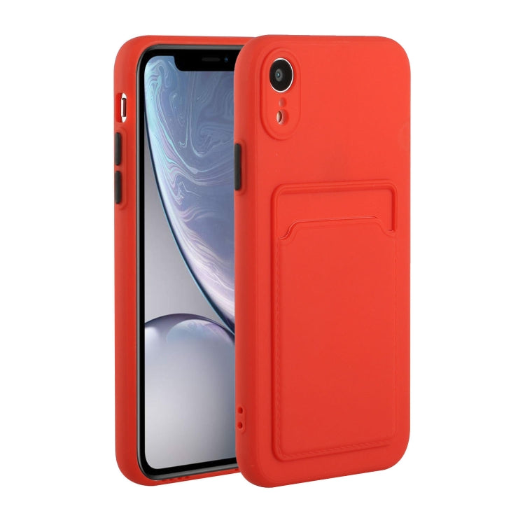 Card Slot Design Shockproof TPU Protective Case, For iPhone 12 Pro Max, For iPhone X / XS, For iPhone XR, For iPhone XS Max