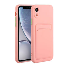 Load image into Gallery viewer, Card Slot Design Shockproof TPU Protective Case, For iPhone 12 Pro Max, For iPhone X / XS, For iPhone XR, For iPhone XS Max
