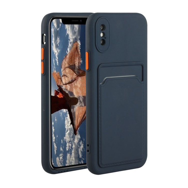 Card Slot Design Shockproof TPU Protective Case, For iPhone 12 Pro Max, For iPhone X / XS, For iPhone XR, For iPhone XS Max