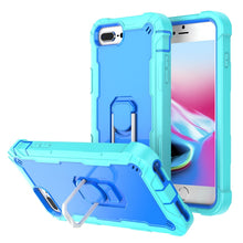 Load image into Gallery viewer, PC + Rubber 3-layers Shockproof Protective Case with Rotating Holder, For iPhone 8 Plus / 7 Plus, For iPhone 11, For iPhone 11 Pro, For iPhone 11 Pro Max
