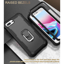 Load image into Gallery viewer, PC + Rubber 3-layers Shockproof Protective Case with Rotating Holder, For iPhone 8 Plus / 7 Plus, For iPhone 11, For iPhone 11 Pro, For iPhone 11 Pro Max