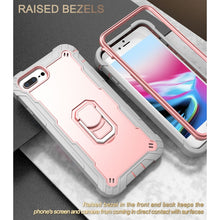 Load image into Gallery viewer, PC + Rubber 3-layers Shockproof Protective Case with Rotating Holder, For iPhone 8 Plus / 7 Plus, For iPhone 11, For iPhone 11 Pro, For iPhone 11 Pro Max