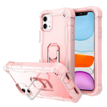 Load image into Gallery viewer, PC + Rubber 3-layers Shockproof Protective Case with Rotating Holder, For iPhone 8 Plus / 7 Plus, For iPhone 11, For iPhone 11 Pro, For iPhone 11 Pro Max