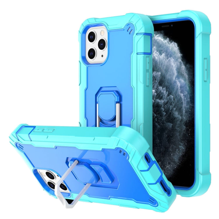 PC + Rubber 3-layers Shockproof Protective Case with Rotating Holder, For iPhone 8 Plus / 7 Plus, For iPhone 11, For iPhone 11 Pro, For iPhone 11 Pro Max