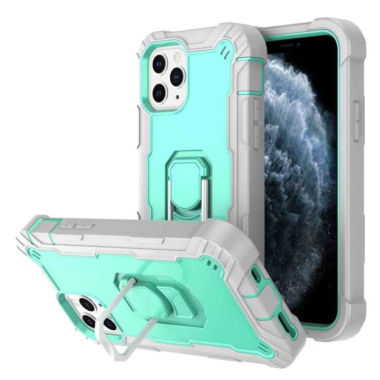 PC + Rubber 3-layers Shockproof Protective Case with Rotating Holder, For iPhone 8 Plus / 7 Plus, For iPhone 11, For iPhone 11 Pro, For iPhone 11 Pro Max