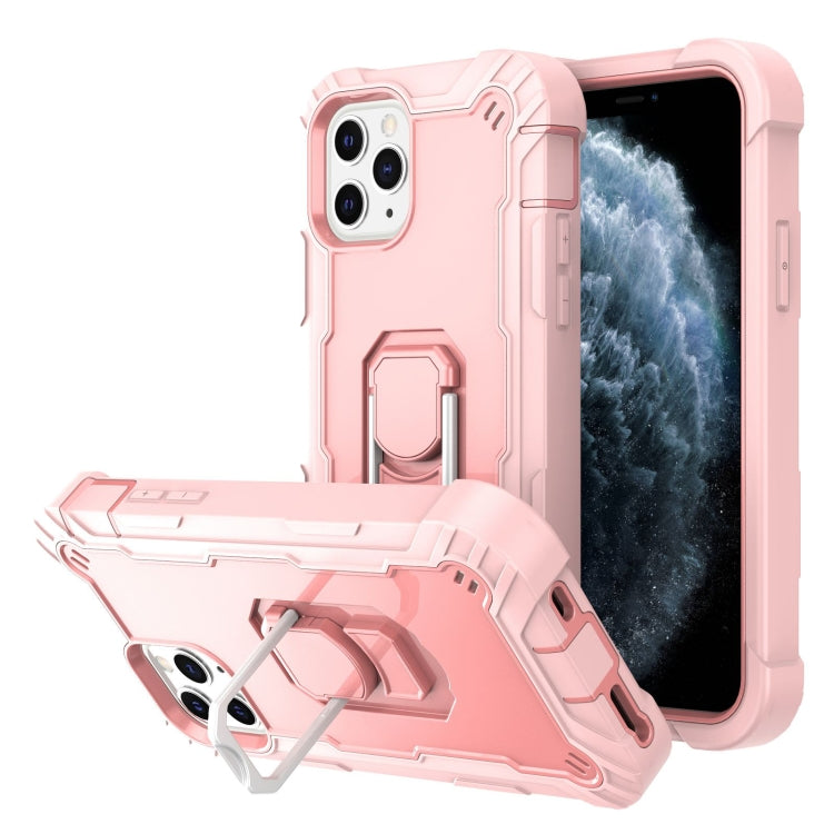 PC + Rubber 3-layers Shockproof Protective Case with Rotating Holder, For iPhone 8 Plus / 7 Plus, For iPhone 11, For iPhone 11 Pro, For iPhone 11 Pro Max