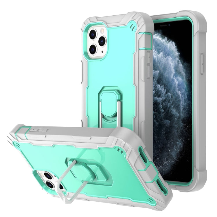 PC + Rubber 3-layers Shockproof Protective Case with Rotating Holder, For iPhone 8 Plus / 7 Plus, For iPhone 11, For iPhone 11 Pro, For iPhone 11 Pro Max