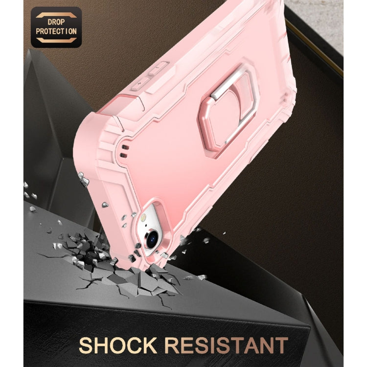 PC + Rubber 3-layers Shockproof Protective Case with Rotating Holder, For iPhone SE 2022 / SE 2020 / 8 / 7, For iPhone XS / X, For iPhone XR, For iPhone XS Max