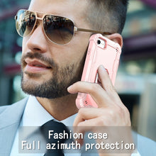 Load image into Gallery viewer, PC + Rubber 3-layers Shockproof Protective Case with Rotating Holder, For iPhone SE 2022 / SE 2020 / 8 / 7, For iPhone XS / X, For iPhone XR, For iPhone XS Max