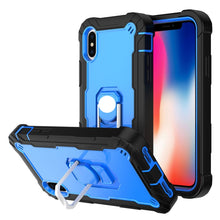 Load image into Gallery viewer, PC + Rubber 3-layers Shockproof Protective Case with Rotating Holder, For iPhone XS / X, For iPhone XR, For iPhone XS Max