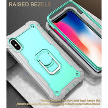 Load image into Gallery viewer, PC + Rubber 3-layers Shockproof Protective Case with Rotating Holder, For iPhone XS / X, For iPhone XR, For iPhone XS Max
