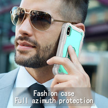 Load image into Gallery viewer, PC + Rubber 3-layers Shockproof Protective Case with Rotating Holder, For iPhone XS / X, For iPhone XR, For iPhone XS Max