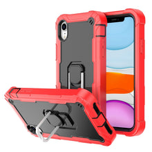 Load image into Gallery viewer, PC + Rubber 3-layers Shockproof Protective Case with Rotating Holder, For iPhone SE 2022 / SE 2020 / 8 / 7, For iPhone XS / X, For iPhone XR, For iPhone XS Max