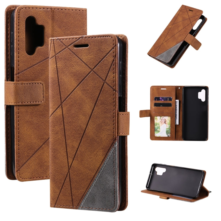 Skin Feel Splicing Horizontal Flip Leather Case with Holder & Card Slots & Wallet & Photo Frame, For Samsung Galaxy A32 5G, For OnePlus 8T