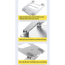 Load image into Gallery viewer, ROCK RPH0972 Aluminum Alloy Liftable Laptop Cooling Bracket