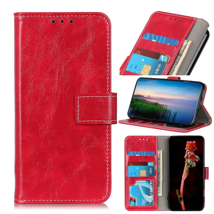 Retro Crazy Horse Texture Horizontal Flip Leather Case with Holder & Card Slots & Photo Frame & Wallet, For Samsung Galaxy A82 5G
