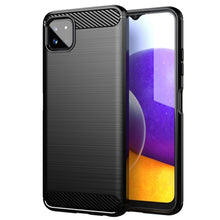 Load image into Gallery viewer, Brushed Texture Carbon Fiber TPU Case, For Samsung Galaxy A22 5G