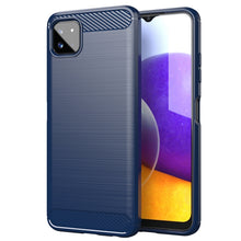 Load image into Gallery viewer, Brushed Texture Carbon Fiber TPU Case, For Samsung Galaxy A22 5G