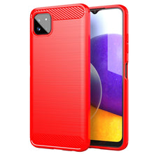 Load image into Gallery viewer, Brushed Texture Carbon Fiber TPU Case, For Samsung Galaxy A22 5G