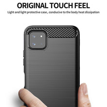 Load image into Gallery viewer, Brushed Texture Carbon Fiber TPU Case, For Samsung Galaxy A22 5G