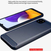 Load image into Gallery viewer, Brushed Texture Carbon Fiber TPU Case, For Samsung Galaxy A22 5G