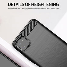 Load image into Gallery viewer, Brushed Texture Carbon Fiber TPU Case, For Samsung Galaxy A22 5G
