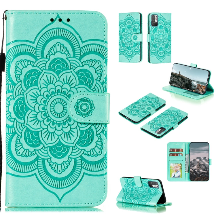 Mandala Embossing Pattern Horizontal Flip PU Leather Case with Holder & Card Slots & Walle & Lanyard, For Xiaomi Mi 11 Lite, For Xiaomi Mi 11 Pro, For Xiaomi Redmi Note 10 5G