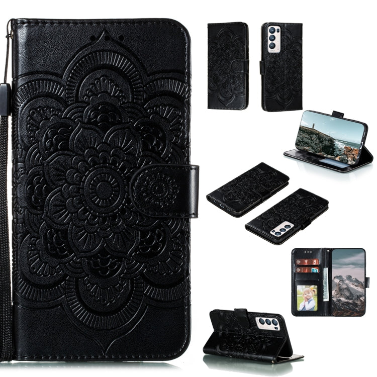 Mandala Embossing Pattern Horizontal Flip PU Leather Case with Holder & Card Slots & Walle & Lanyard, For Xiaomi Mi 11 Lite, For Xiaomi Mi 11 Pro, For Xiaomi Redmi Note 10 5G