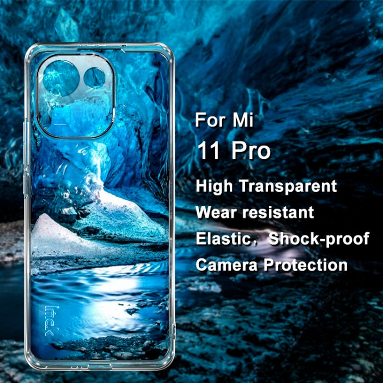 IMAK UX-5 Series Transparent Shockproof TPU Protective Case, For Asus ROG Phone 5, For Xiaomi Mi 11 Pro, For Xiaomi Mi 11 Lite 5G