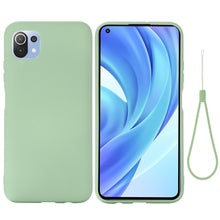 Load image into Gallery viewer, Solid Color Liquid Silicone Dropproof Full Coverage Protective Case, For Xiaomi Mi 11 Lite
