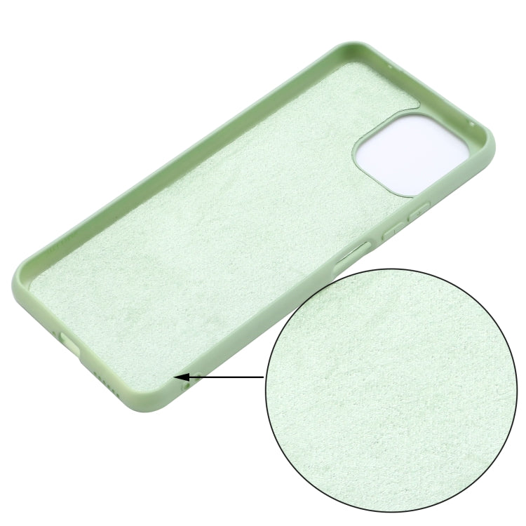 Solid Color Liquid Silicone Dropproof Full Coverage Protective Case, For Xiaomi Mi 11 Lite