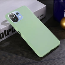 Load image into Gallery viewer, Solid Color Liquid Silicone Dropproof Full Coverage Protective Case, For Xiaomi Mi 11 Lite