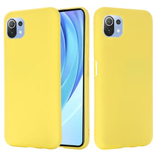 Load image into Gallery viewer, Solid Color Liquid Silicone Dropproof Full Coverage Protective Case, For Xiaomi Mi 11 Lite