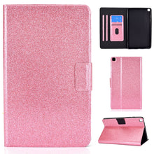 Load image into Gallery viewer, Glitter Horizontal Flip Leather Case with Holder &amp; Card Slots, For Samsung Galaxy Tab A7 Lite T220