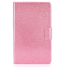 Load image into Gallery viewer, Glitter Horizontal Flip Leather Case with Holder &amp; Card Slots, For Samsung Galaxy Tab A7 Lite T220