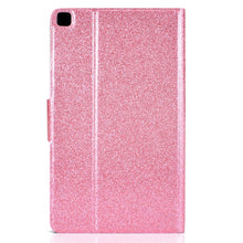 Load image into Gallery viewer, Glitter Horizontal Flip Leather Case with Holder &amp; Card Slots, For Samsung Galaxy Tab A7 Lite T220