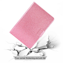 Load image into Gallery viewer, Glitter Horizontal Flip Leather Case with Holder &amp; Card Slots, For Samsung Galaxy Tab A7 Lite T220