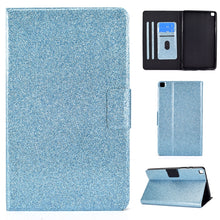 Load image into Gallery viewer, Glitter Horizontal Flip Leather Case with Holder &amp; Card Slots, For Samsung Galaxy Tab A7 Lite T220