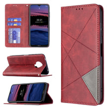 Load image into Gallery viewer, Rhombus Texture Horizontal Flip Magnetic Leather Case with Holder &amp; Card Slots &amp; Wallet, For Samsung Galaxy S21 FE, For Nokia G20 / G10, For Nokia 1.4