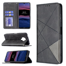 Load image into Gallery viewer, Rhombus Texture Horizontal Flip Magnetic Leather Case with Holder &amp; Card Slots &amp; Wallet, For Samsung Galaxy S21 FE, For Nokia G20 / G10, For Nokia 1.4