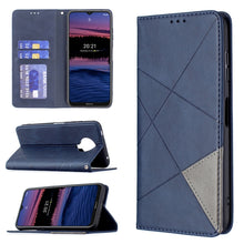 Load image into Gallery viewer, Rhombus Texture Horizontal Flip Magnetic Leather Case with Holder &amp; Card Slots &amp; Wallet, For Samsung Galaxy S21 FE, For Nokia G20 / G10, For Nokia 1.4